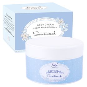 Badefee Körpercreme Samtweich Pudrig elegant holzige Duftnote