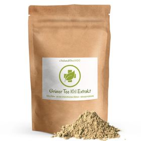 vitalundfitmit100® Grüner Tee 10:1 Extrakt (mit 7-9% Koffein + 50% Polyphenole)