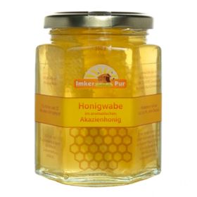 ImkerPur. Honigwabe im Glas