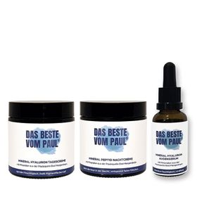 Das Beste vom Paul: Anti Aging Gesichtsflege Trio Groß- Tag & Nacht & Augenserum