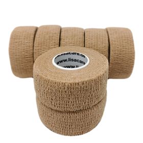 LisaCare latexfreie, kohäsive Fingerpflaster 2,5cm - Beige