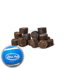 Lyra Pet® Hundecookies mit Strauß und Hirsch + Tennis Ball