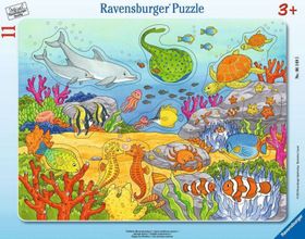 Ravensburger Ravensburger Puzzle Fröhliche Meeresbewohner 11 Teile