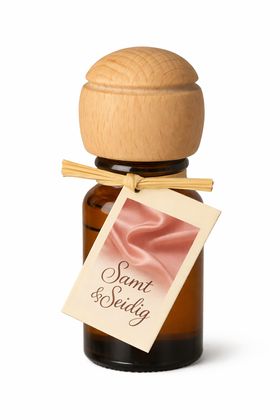 Nesbel Piccolino Duftöl – Handgefertigt mit Buchenholzverschluss | Ätherische Öle Samt und Seidig