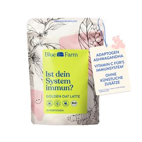 Blue Farm Golden Oat Latte mit Adaptogen Ashwagandha (bio)