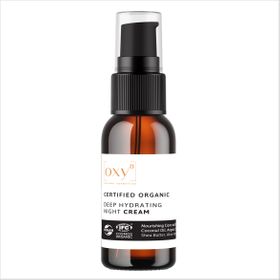 oxy8 Naturkosmetik DEEP HYDRATING NIGHT CREAM - Anti Aging Nachtcreme. Glättet Falten, nährt d. Haut