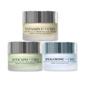 Warda skincare Avocado + CBD Augencreme 30 ml + Augencreme 30 mm + Augencreme 20 ml