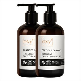 oxy8 Naturkosmetik INTENSIVE FACE CLEANSING GEL - Reinigungsgel - Sparset 2er Packung