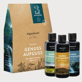 BIO Saunaaufguss Konzentrat Saunaduft 3 Gänge-Set