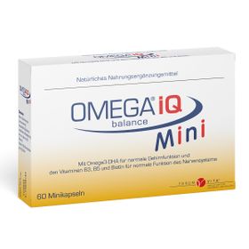 Omega IQ Mini - Omega3 *Hochkonzentriert* Fettsäuren DHA EPA in reiner Phospholipid Form