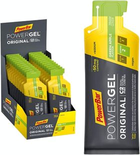 POWERBAR PowerGel Fruit Green Apple High Carb Energie Gel Koffein Natrium