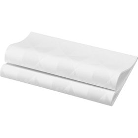 Elegance-Servietten 48 x 48  1/4 Falz Crystal weiß
