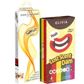 Kondomotheke® Sheer Glyde & Olivia Dams-Doppel