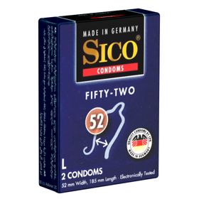Sico Size *Fifty-Two* Kondome nach Maß, Größe L (52mm)