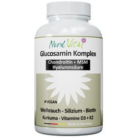 Nord Vital Glucosamin mit veganes Chondroitin, MSM, Weihrauch und Hyaluronsäure