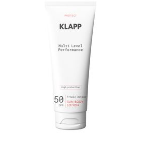 Klapp, Multi Level Performance Sun Protection Triple Action Sun Body Lotion 50 SPF