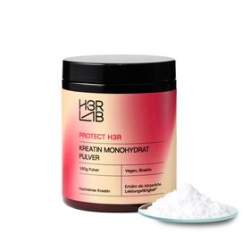 H3R LAB Kreatin Monohydrat – reines Kreatinpulver für Training, Performance & weibliche Energie