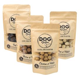 Schecker - Set -Dog Boilies - krosse Knabberkugeln