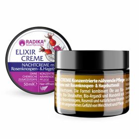 Bioherba Elixier Creme Nachtcreme mit Rosenknospen-& Hagebuttenöl