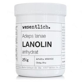 wesentlich. Lanolin