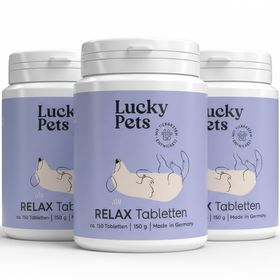 Beruhigungstabletten für Hunde – Mit L-Tryptophan, Baldrian und Hanfsaat – Stress & Silvester