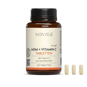 sovita MSM + Vitamin C Tabletten