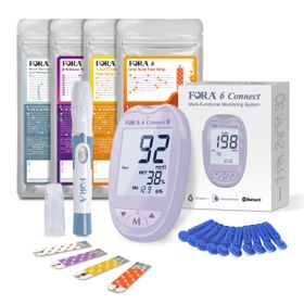 FORA 6 Connect 6-in-1 Starter-Kit - Special Edition (Lila) - mg/dl