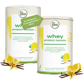 for you Whey Protein Isolate Doppelpack