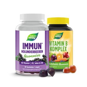 Immun Holunder & Energy Set I für Energie & Immunsystem I Immun Holunder I Vitamin B Komplex I ve...