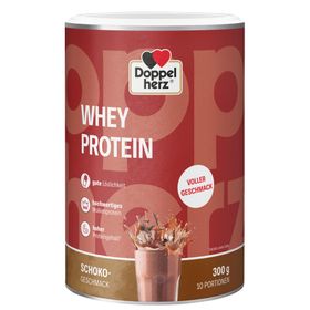 Doppelherz WHEY PROTEIN Schoko – Proteinpulver auf Molkenbasis in bewährter Doppelherz-Qualität
