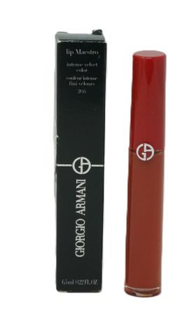 Giorgio Armani lip maestro intense velvet color fiamma 205