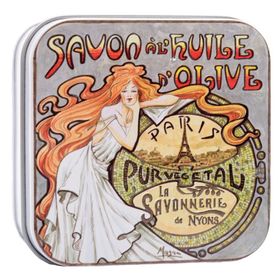 La Savonnerie de Nyons - Metallbox mit Seife - Mucha 2