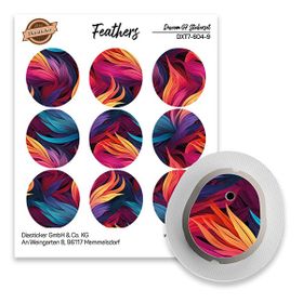 Diasticker® Dexcom G7 Stickerset "Feathers"
