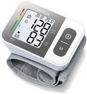 Sanitas Handgelenk-Blutdruckmessgerät, vollautomatische Blutdruck- und Pulsmessung