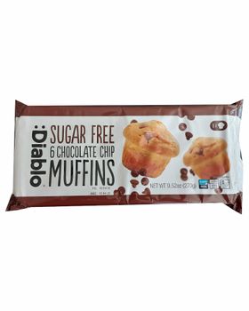 :Diablo Sugar Free 6 Chocolate Chip Muffins