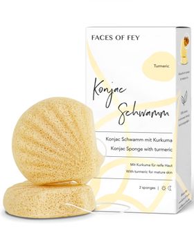 FACES OF FEY Konjac Sponge - gelber Ingwer