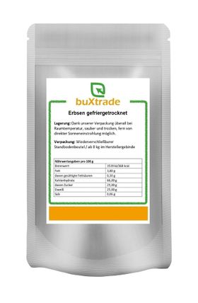 buXtrade Gefriergetrocknete Erbsen