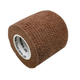 LisaCare selbstklebender Verband - Braun - 5cm x 4,5m