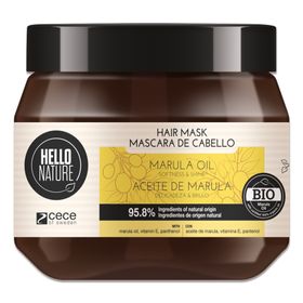 Hello Nature Haarmaske mit Marula Öl für intensive Haarpflege