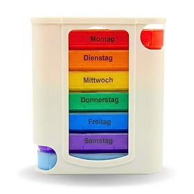 Frohbach 7-Tage-Tablettenbox Antik-Weiß
