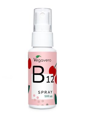 VEGAVERO Vitamin B12 Spray Cherry