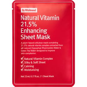 By Wishtrend Natural Vitamin C 21.5% Enhancing Face mask