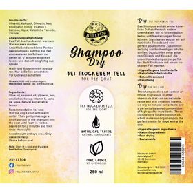 Bellfor Hundeshampoo Dry - bei trockenem Fell.Richtig Fellpflege für Ihren Hund