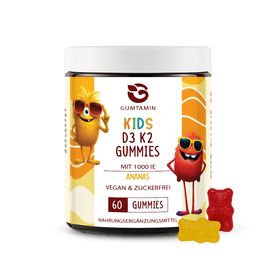 Gumtamin Vitamin D3 K2 Gummibärchen für Kinder