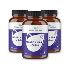 R(h)ein Nutrition Biotin + Selen + Zink für Haut, Haare & Nägel