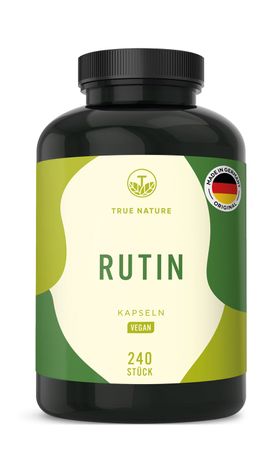 TRUE NATURE® Rutin Kapseln - Natürliche Quelle von Quercetin - 8 Monate Reichweite