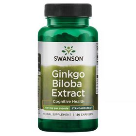 SWANSON Ginkgo Biloba Extrakt 60 mg