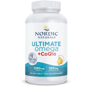 Nordic Naturals, Ultimate Omega-3 + CoQ10, mit EPA, DHA, Zitronengeschmack