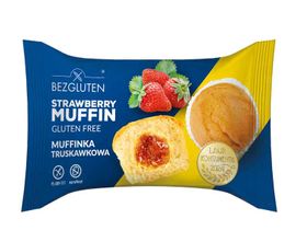 Bezgluten Erdbeer Muffin