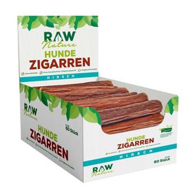 RAW Nature Hundesnack, Hirsch Hunde-Zigarren, Dörrfleisch Kausnack